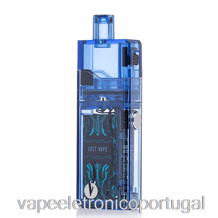 Vape Eletrônico Perdido Vape Orion Art 18w Pod Sistema Azul Transparente